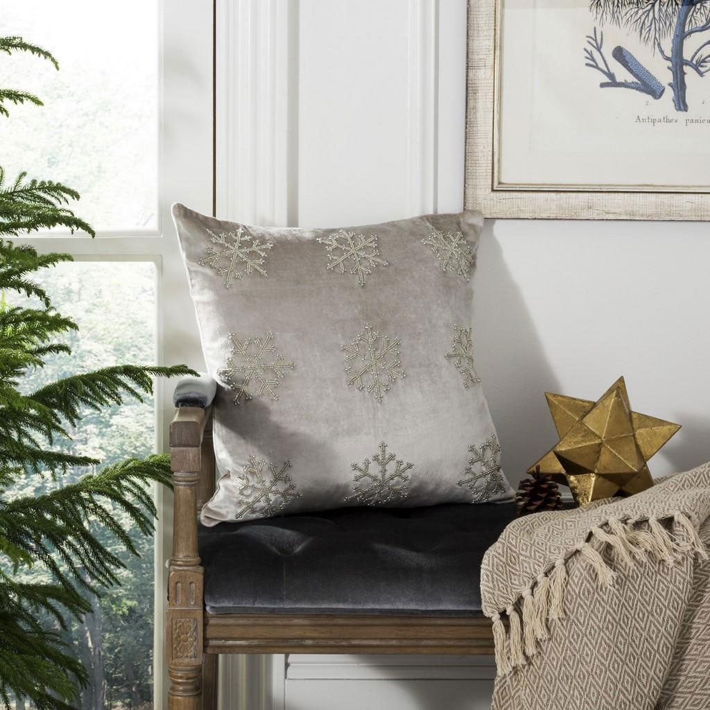 Snowflake Throw Pillow