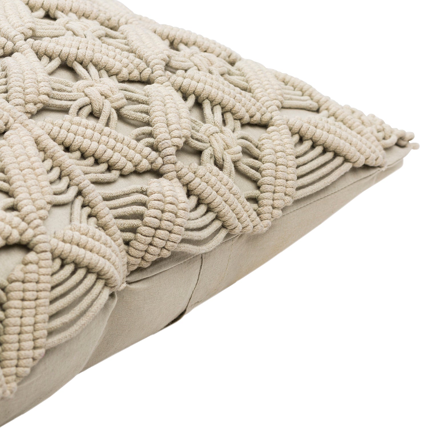 Boyd Macrame Throw Pillow