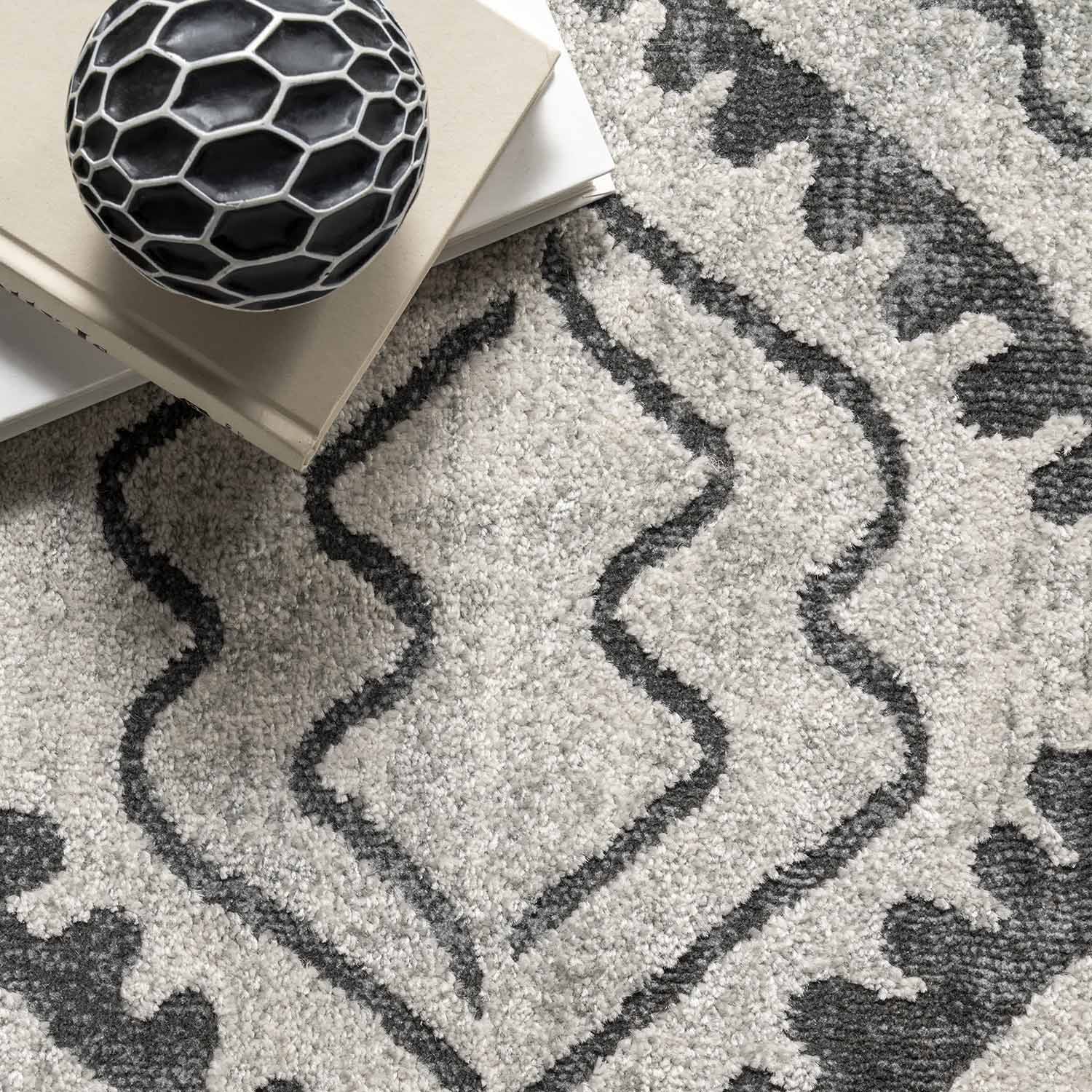 Oyster Machine Made Rug