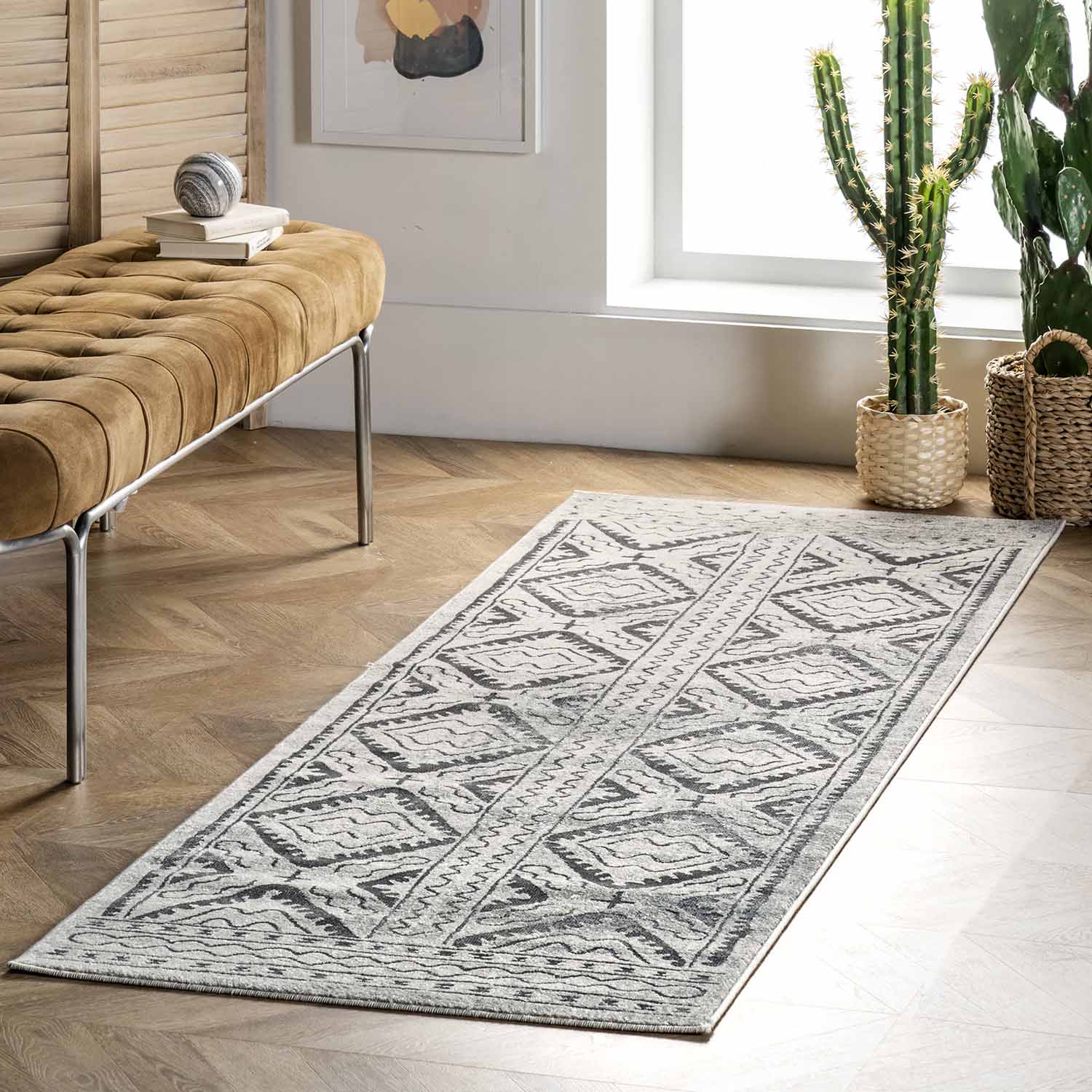 Oyster Machine Made Rug