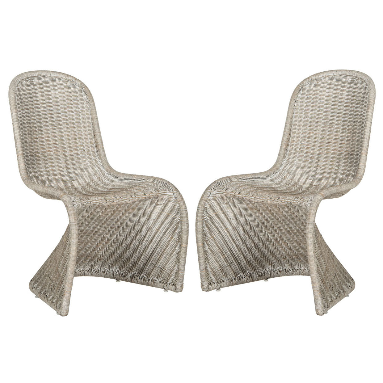 Waller Wicker Side Chair Set of 2