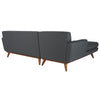 Milagros Tufted Chaise Sectional Sofa