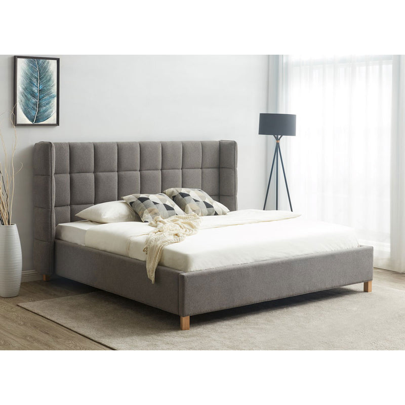 Clarence Grid Tufted Bed