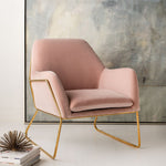 Cora Metal Frame Accent Chair
