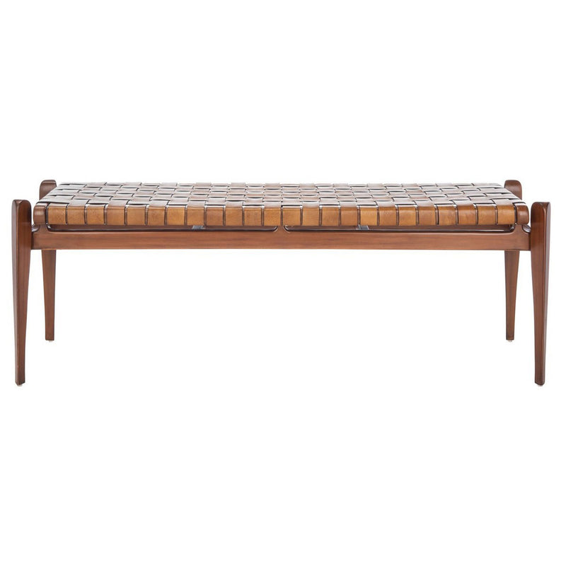 Chantelle Leather Bench