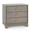 Villa and House Stanford 3 Drawer Side Table