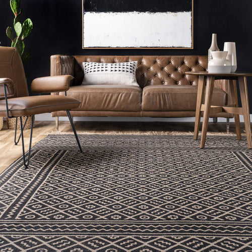 Abbey Hand Woven Rug - Paynes Gray