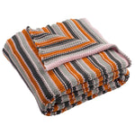 Lucas Stripe Knit Throw Blanket