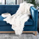 Faux Feather Throw Blanket