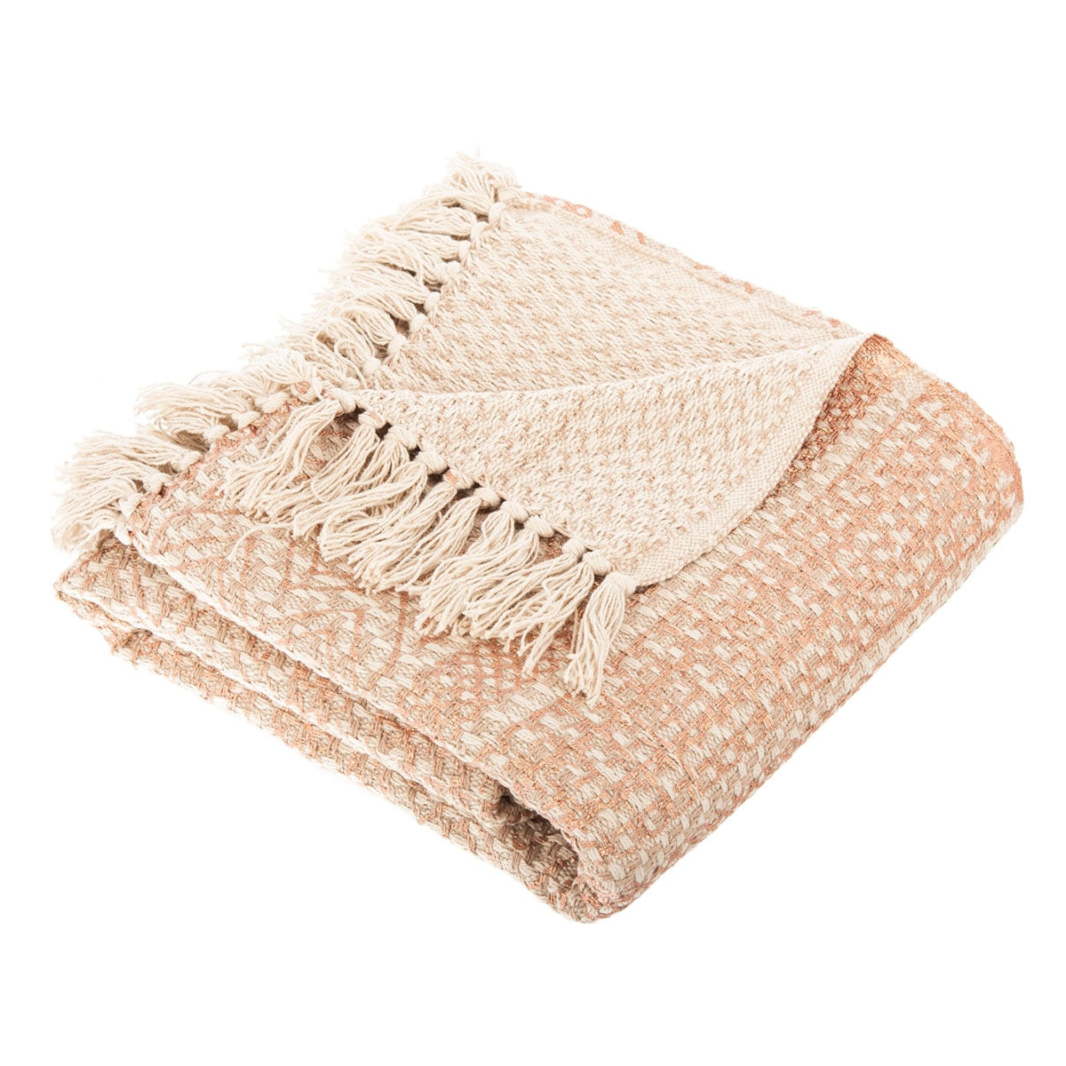 Badar Fringe Throw Blanket