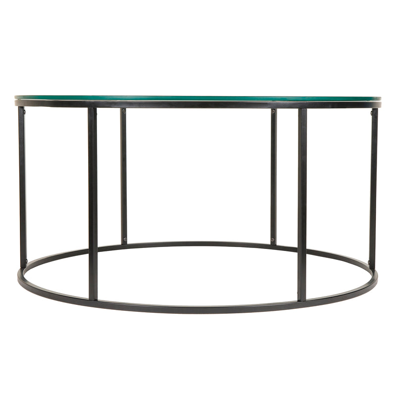 Phillips Glass Round Coffee Table