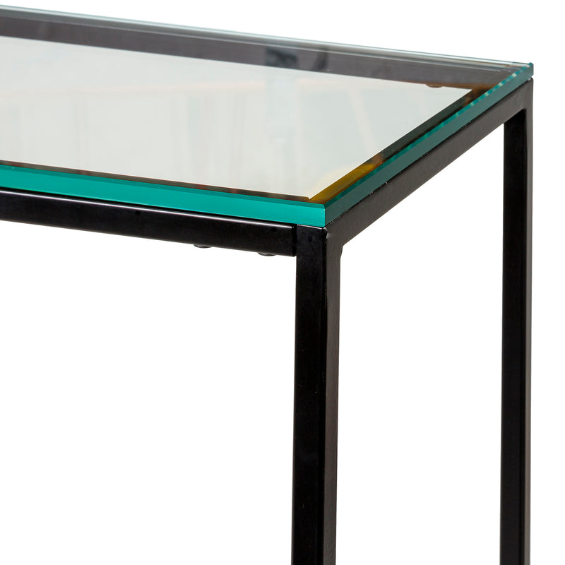 Phillips Glass Console Table